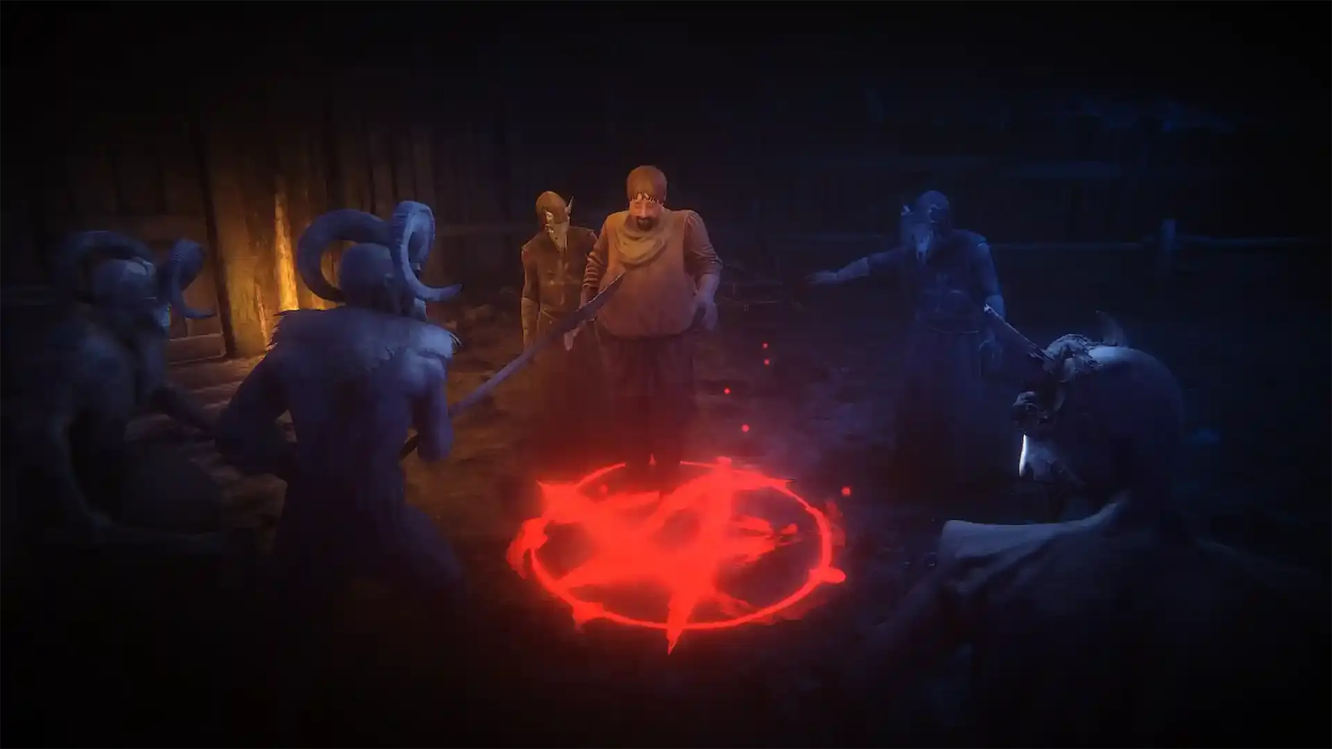 Arte del juego de terror Cult of Blood