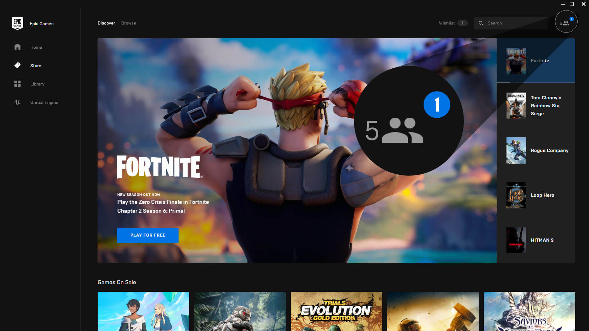Optimizar Epic Games Launcher