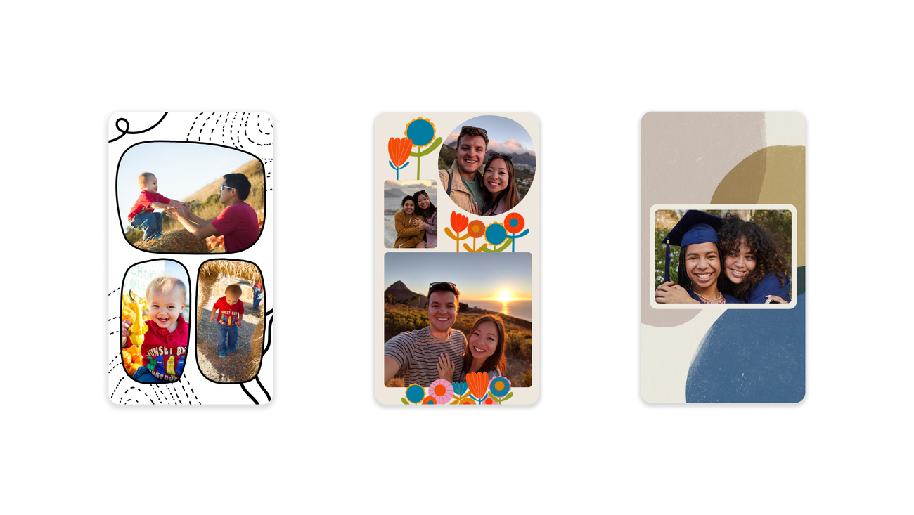 Nuevas plantillas de collage en Google Photos