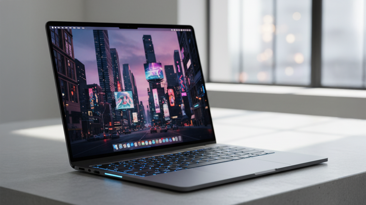 Detalles del MacBook Pro táctil