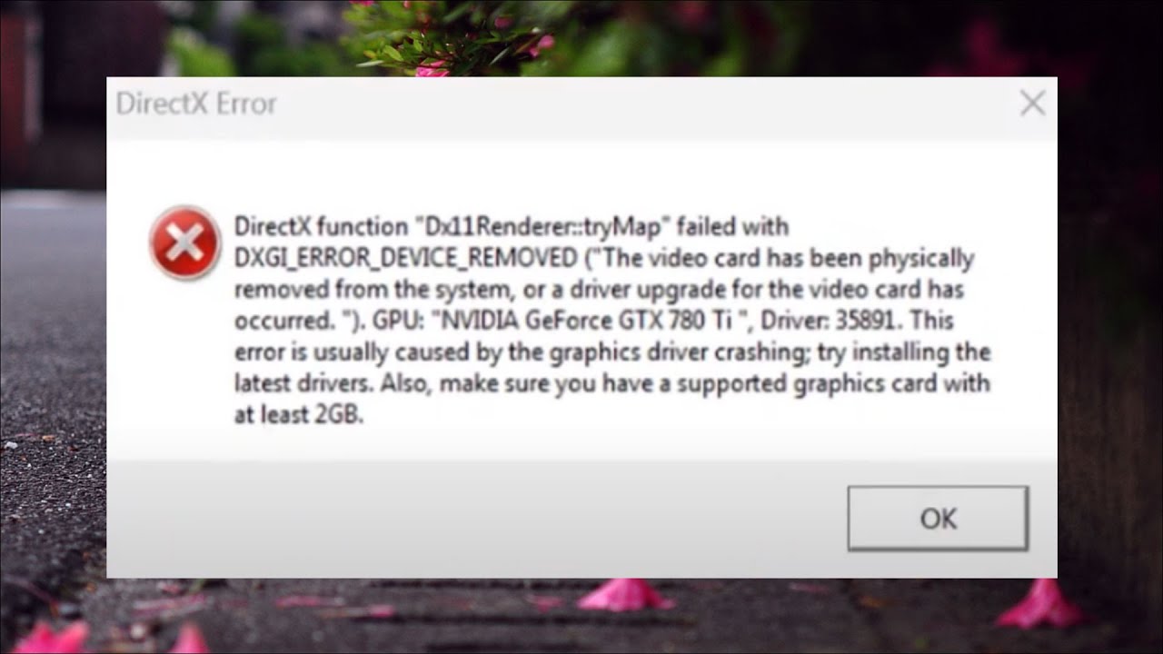 DXGI_ERROR_DEVICE_REMOVED