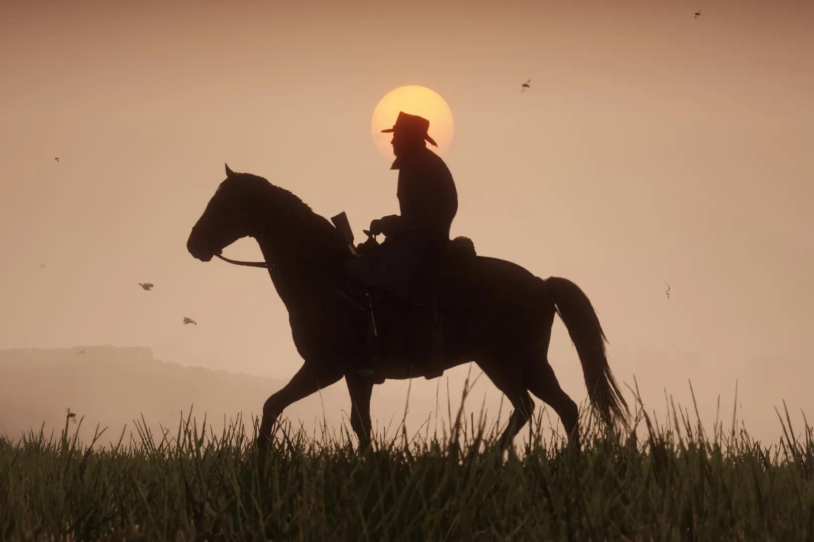 Paisaje del oeste en Red Dead Redemption 2