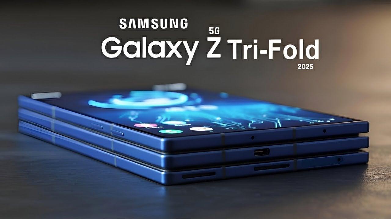 Teléfono tri-plegable de Samsung