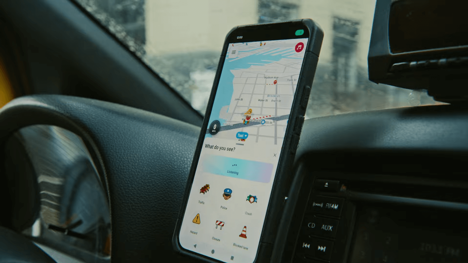 Reportes de voz en Waze