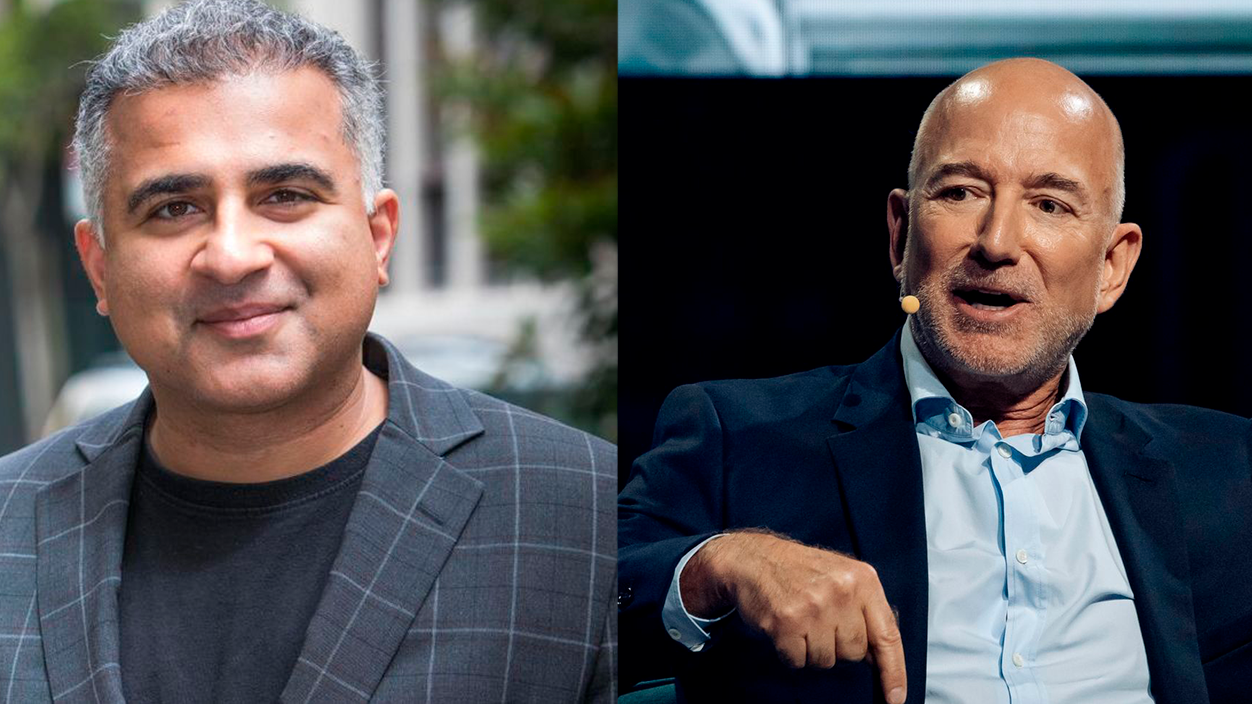 Bezos y Vik Bajaj