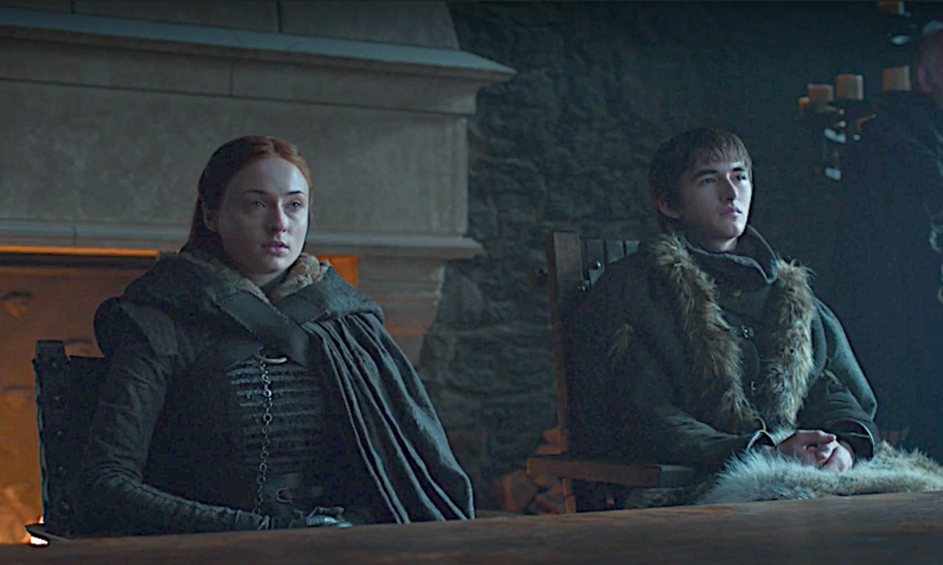 Bran y Sansa