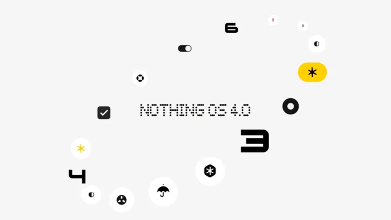 Glyph y Live Updates Nothing OS 4.0