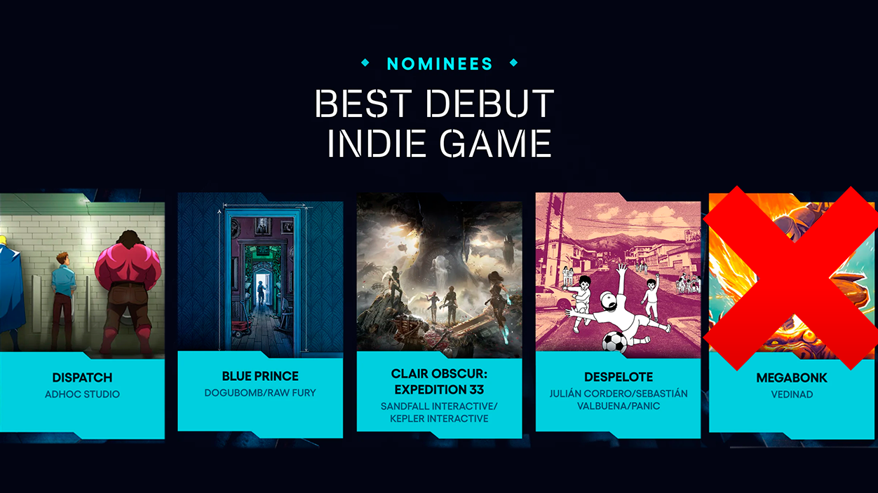 Megabonk debut indie game awards
