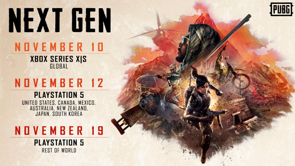 PUBG en PS5 y Xbox Series