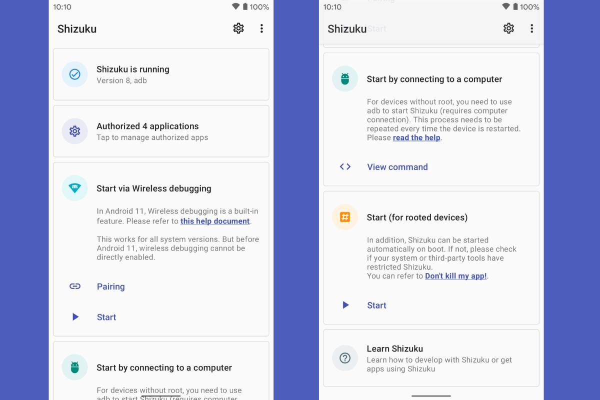 Shizuku instalar y configurar en Android