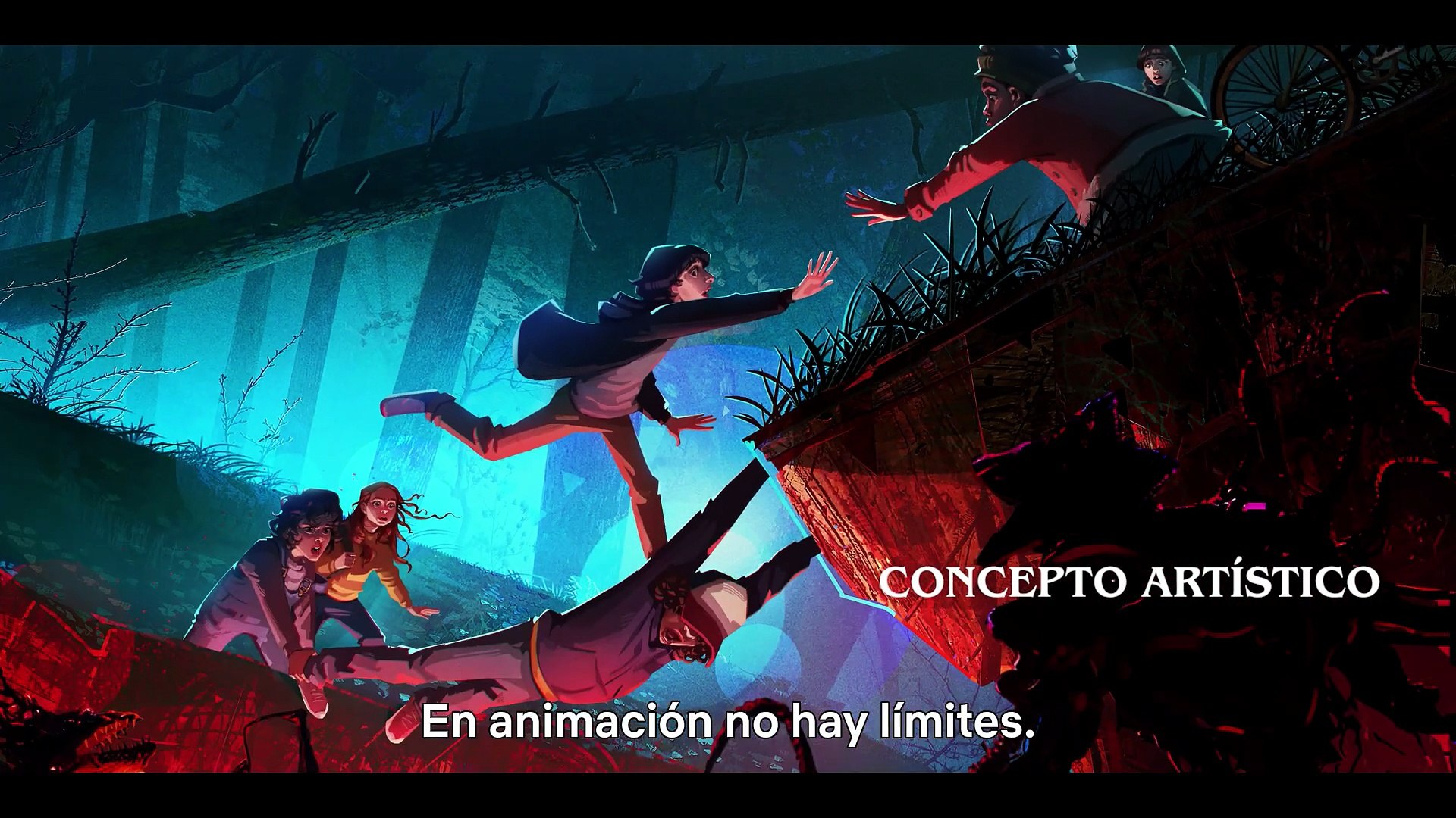 Stranger Things animación