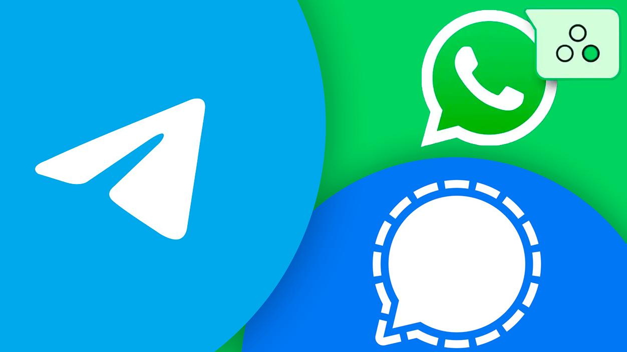 chats de terceros WhatsApp Telegram Signal en Europa
