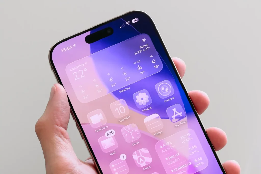 Quitar el efecto Liquid Glass en iPhone