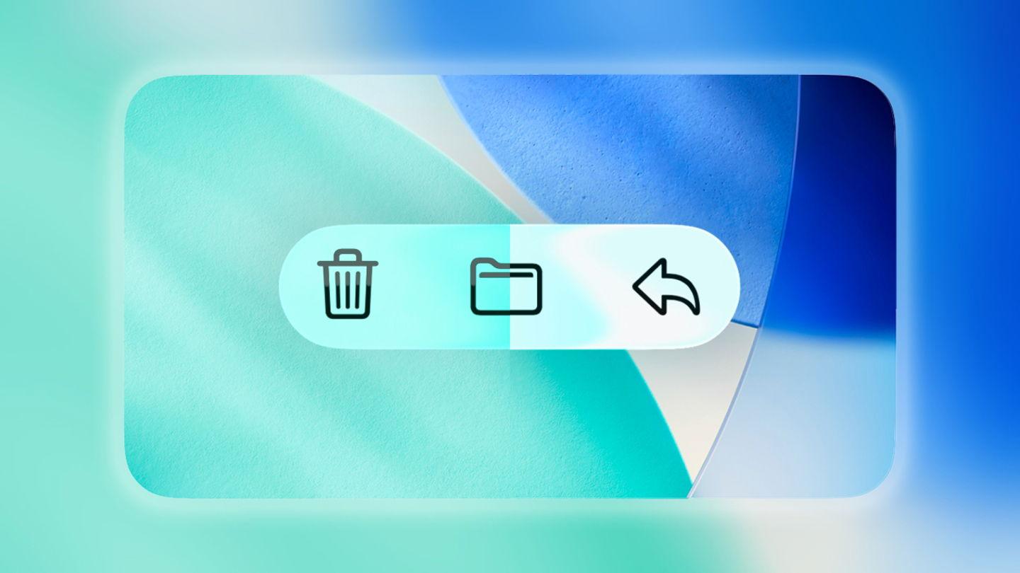 Ajustes de opacidad en iPhone