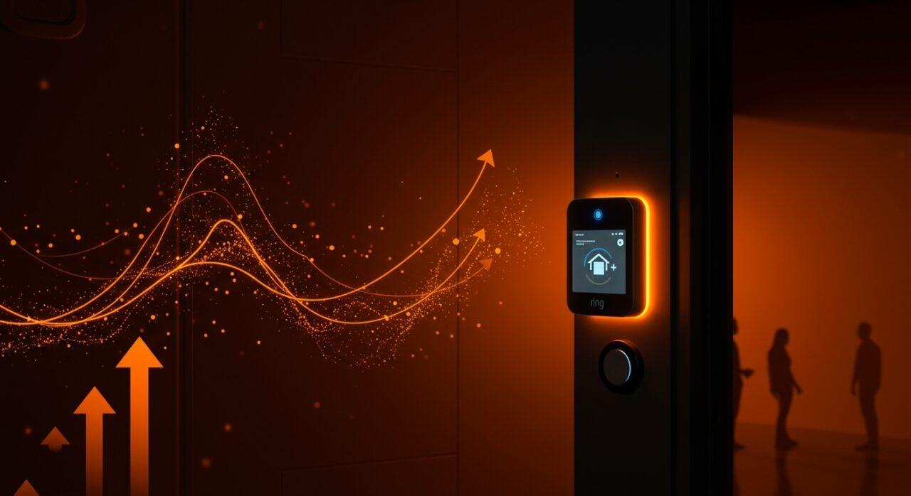 အိမ်ရှေ့တံခါးမှာ Alexa Ring ကိရိယာ