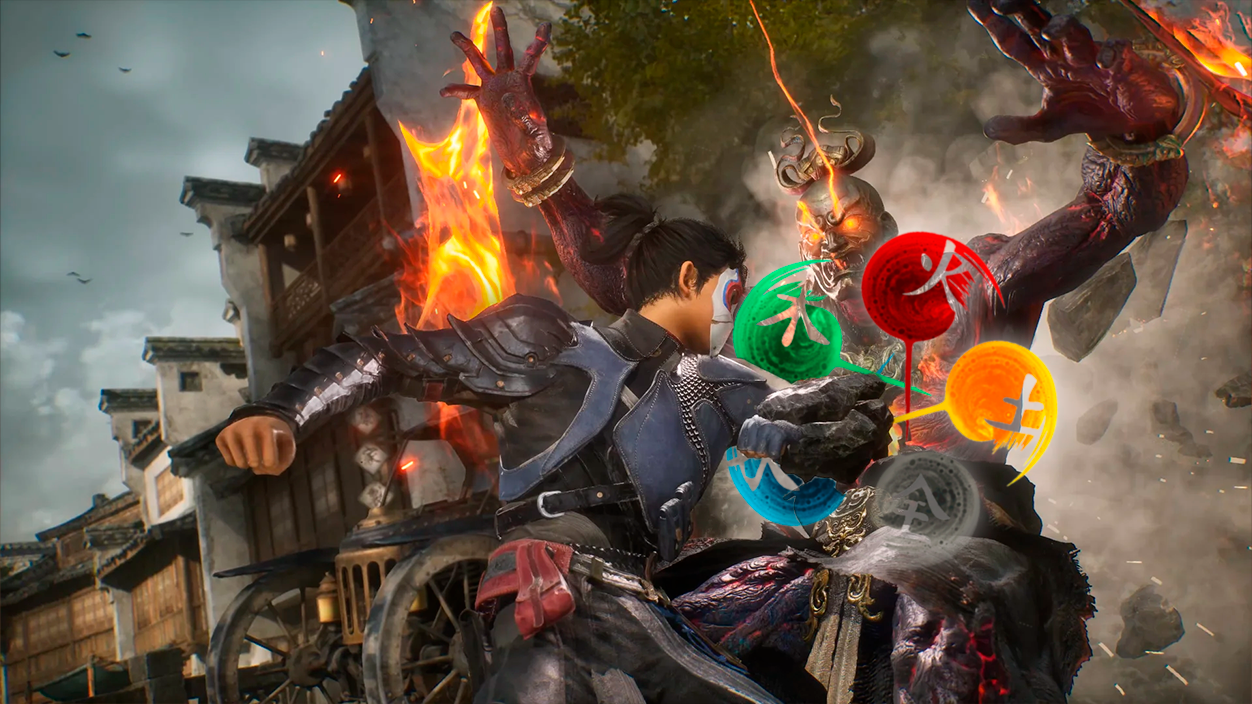 Cinco elementos The God Slayer