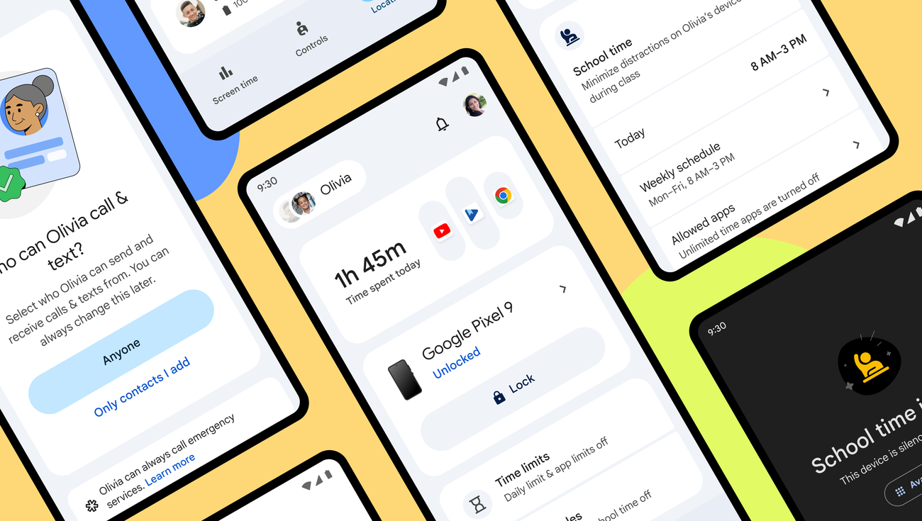 Family Link en Android 16 Google Pixel