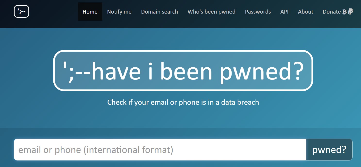 have i been pwned