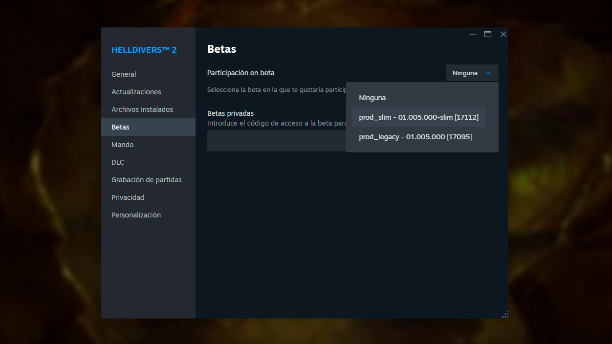 Helldivers 2 Beta Slim