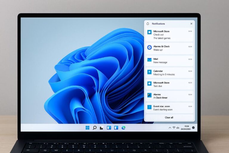 Las notificaciones llegan juntas tras desbloquear el PC