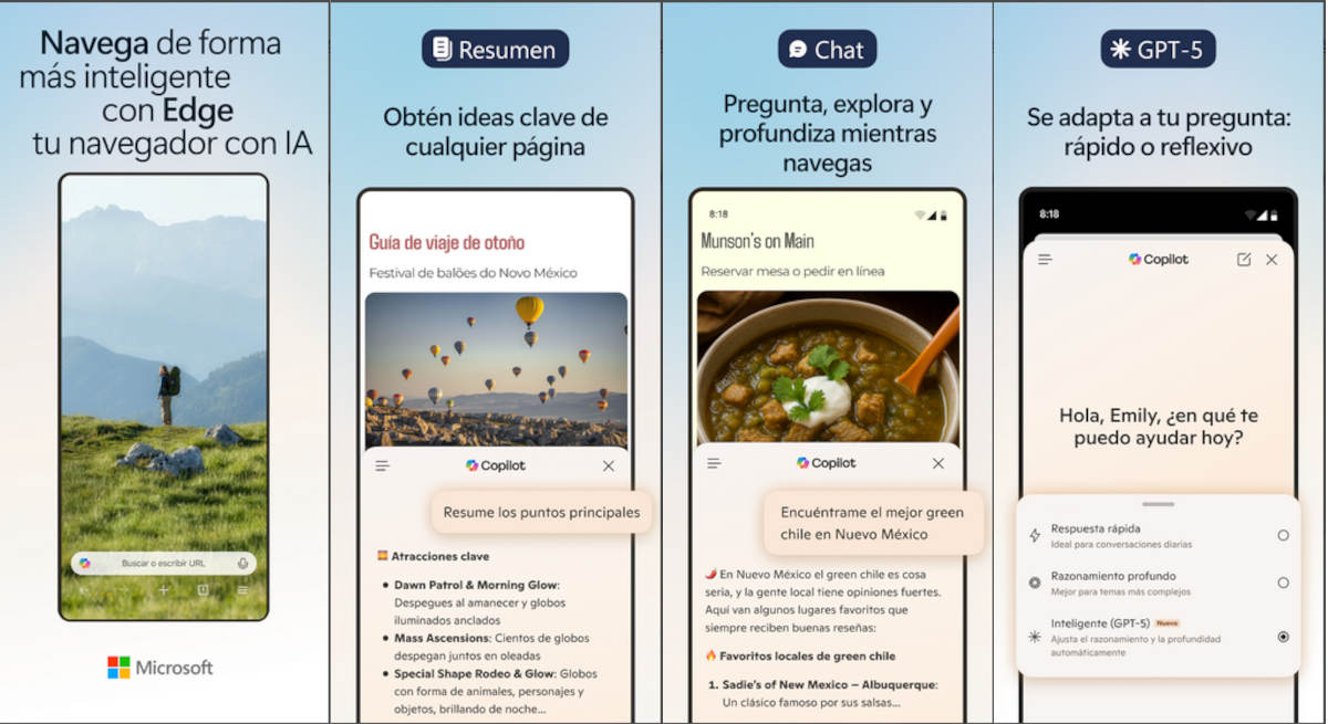 Microsoft Edge pro mobilní zařízení s Androidem