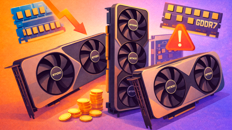 NVIDIA gaan produksie van RTX 50 grafiese kaarte verminder