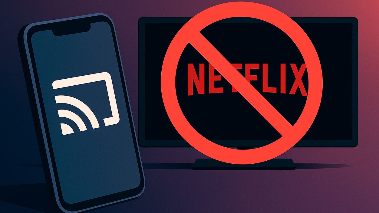 Netflix bloquea el envío móvil