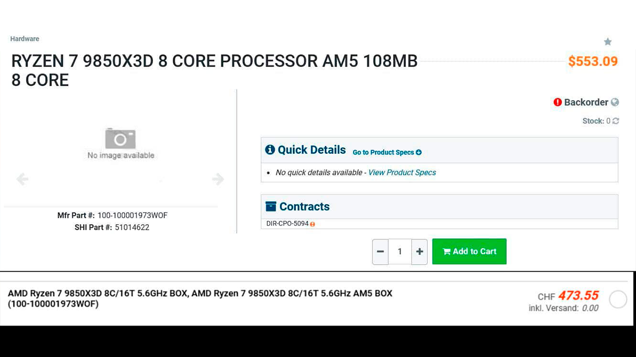 Pri Ryzen 7 9850X3D la