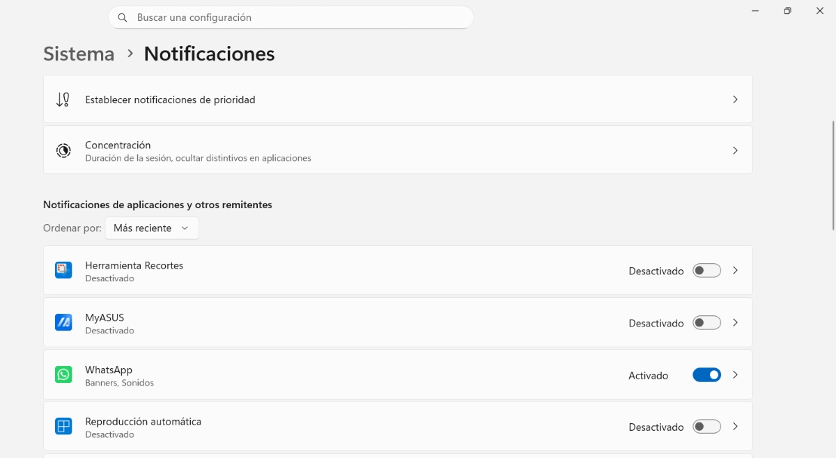 Seleccionar qué apps pueden notificarte