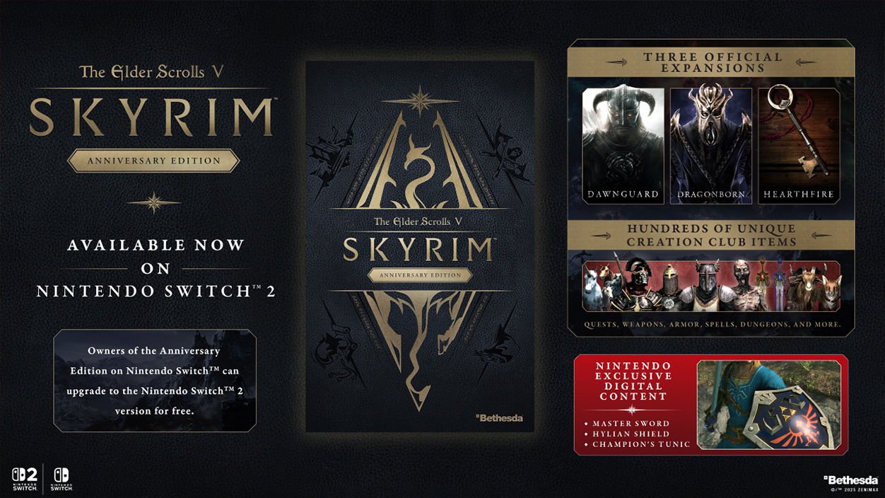 Skyrim Anniversary Edition Switch 2
