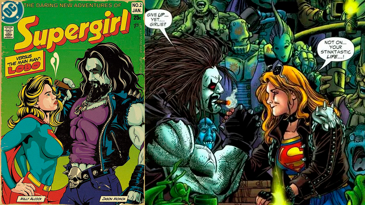 Supergirl y Lobo