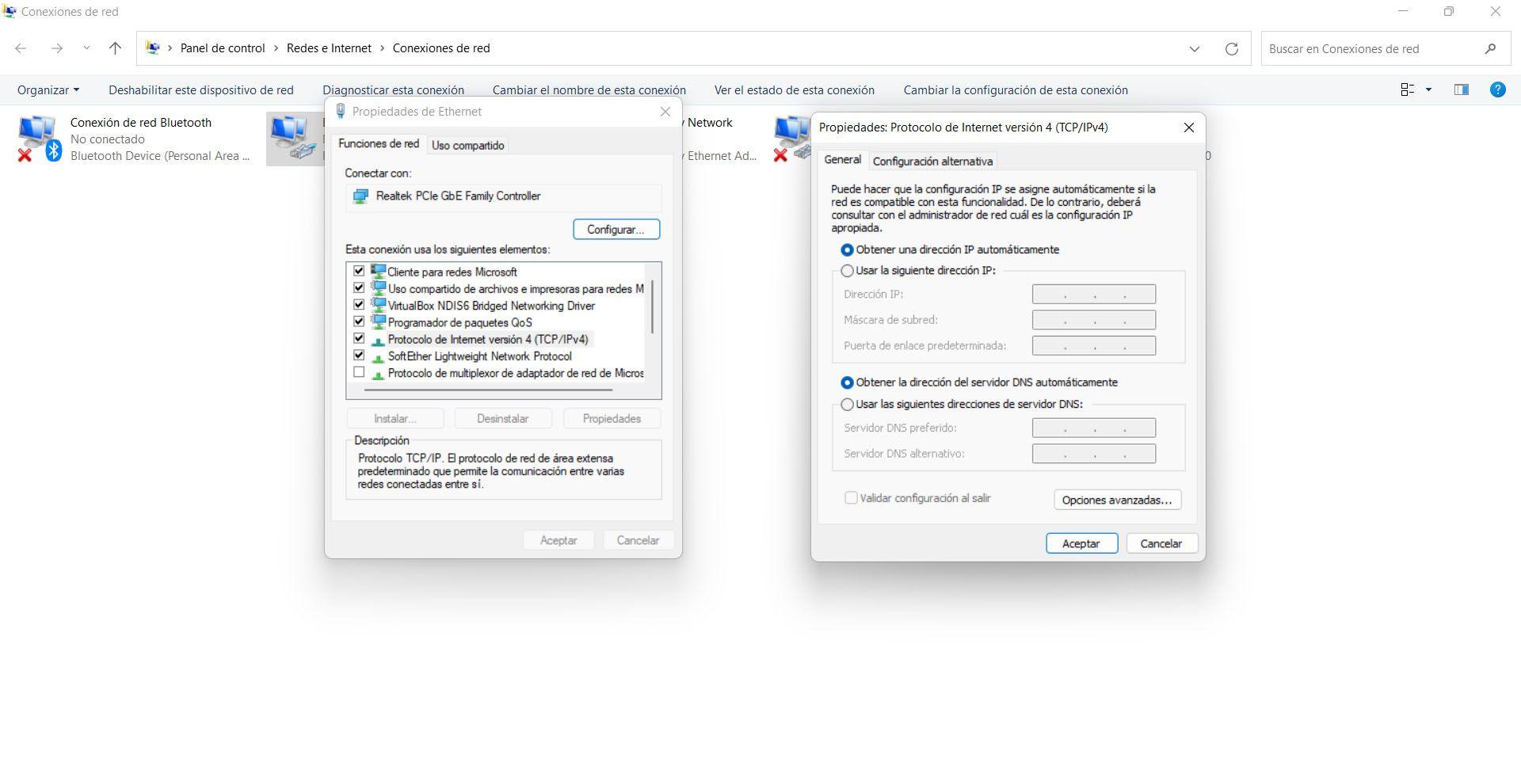 Systém Windows nezisťuje zmeny v káblovom sieťovom pripojení.
