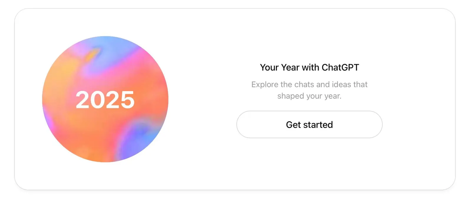 Ọdún rẹ pẹ̀lú ChatGPT 2025