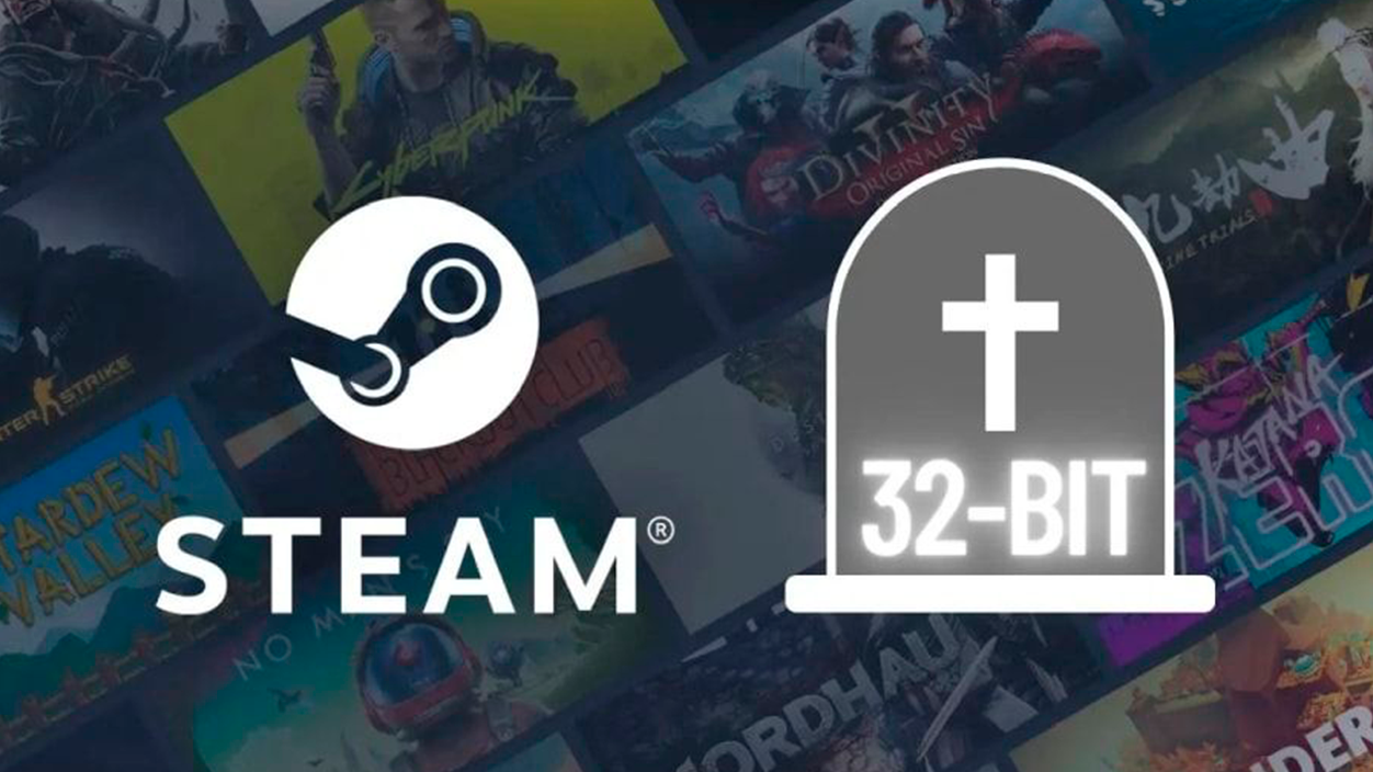 adiós a los 32 bits en Steam
