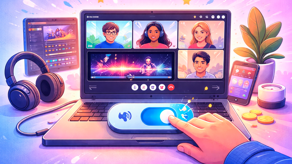 audio compartido del sistema Google Meet