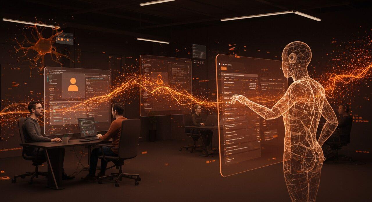 Claude Code trabalhando com código no Slack