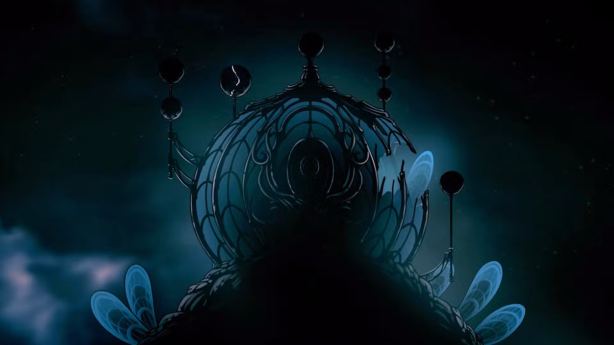 Hollow Knight hedvábná píseň Sea of Sorrow design