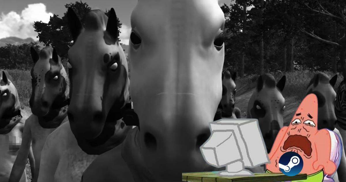 juego de terror con caballos humanoides en plataformas digitales