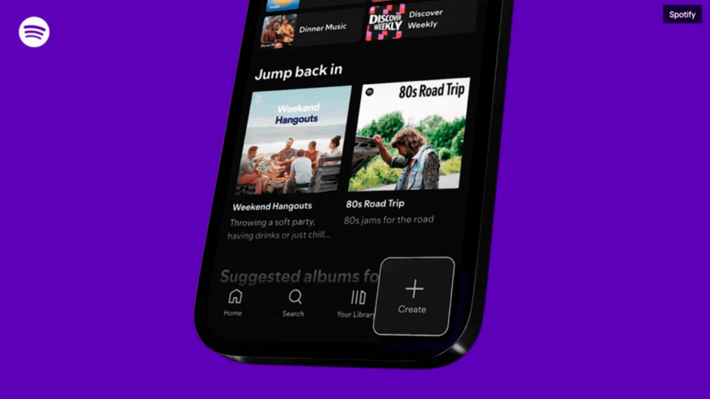 sugerencias con IA en Spotify