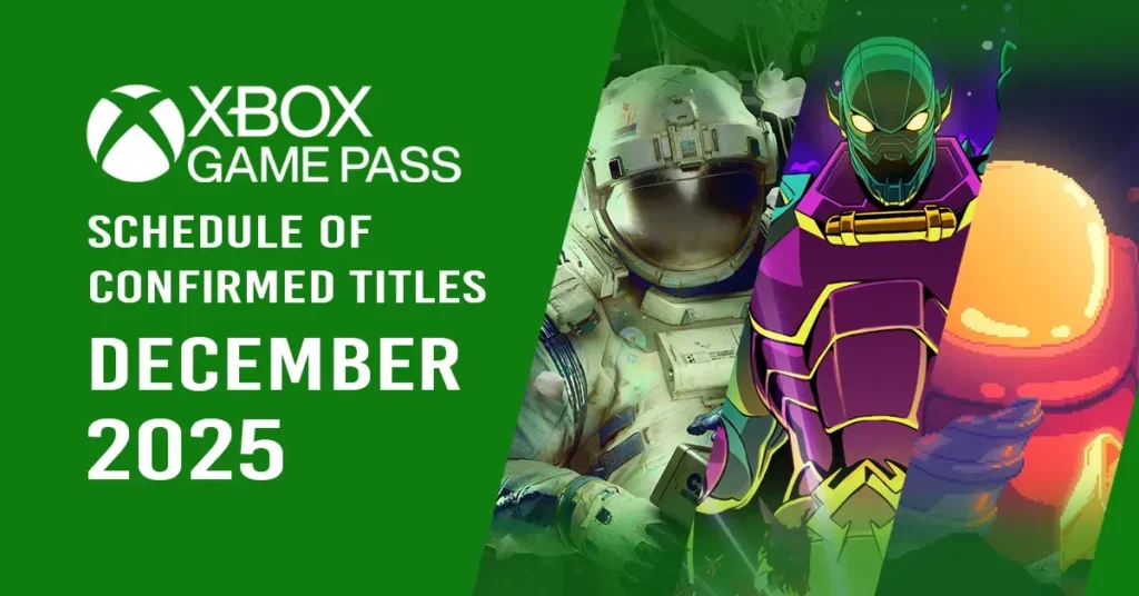 Xbox Game Pass joulukuu 2025