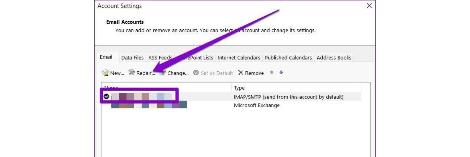 Buscar archivo pst en Windows
