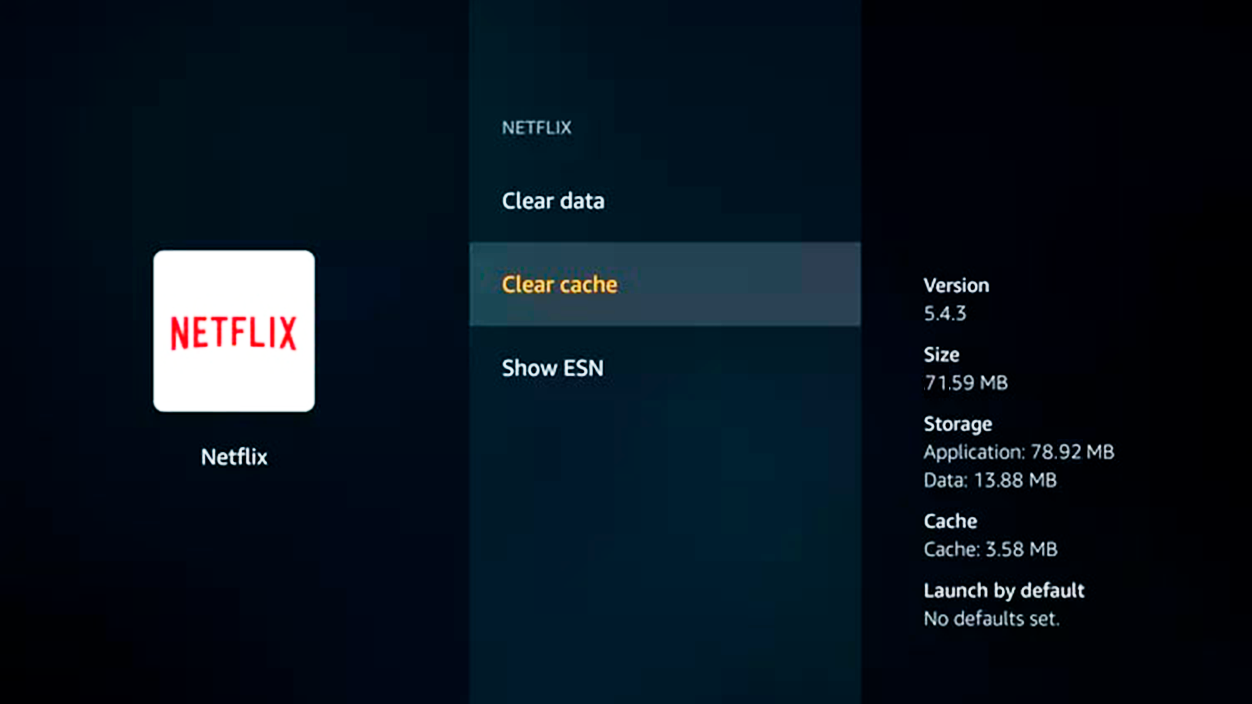 Borrar caché Google TV