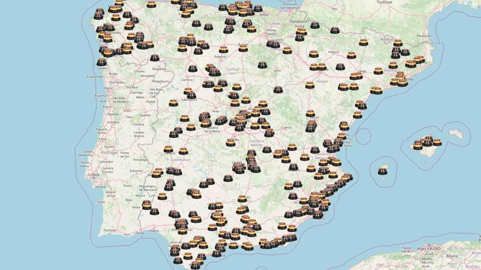 Baliza V16 conectada en carretera Cumu verificà se u vostru beacon V16 funziona sempre