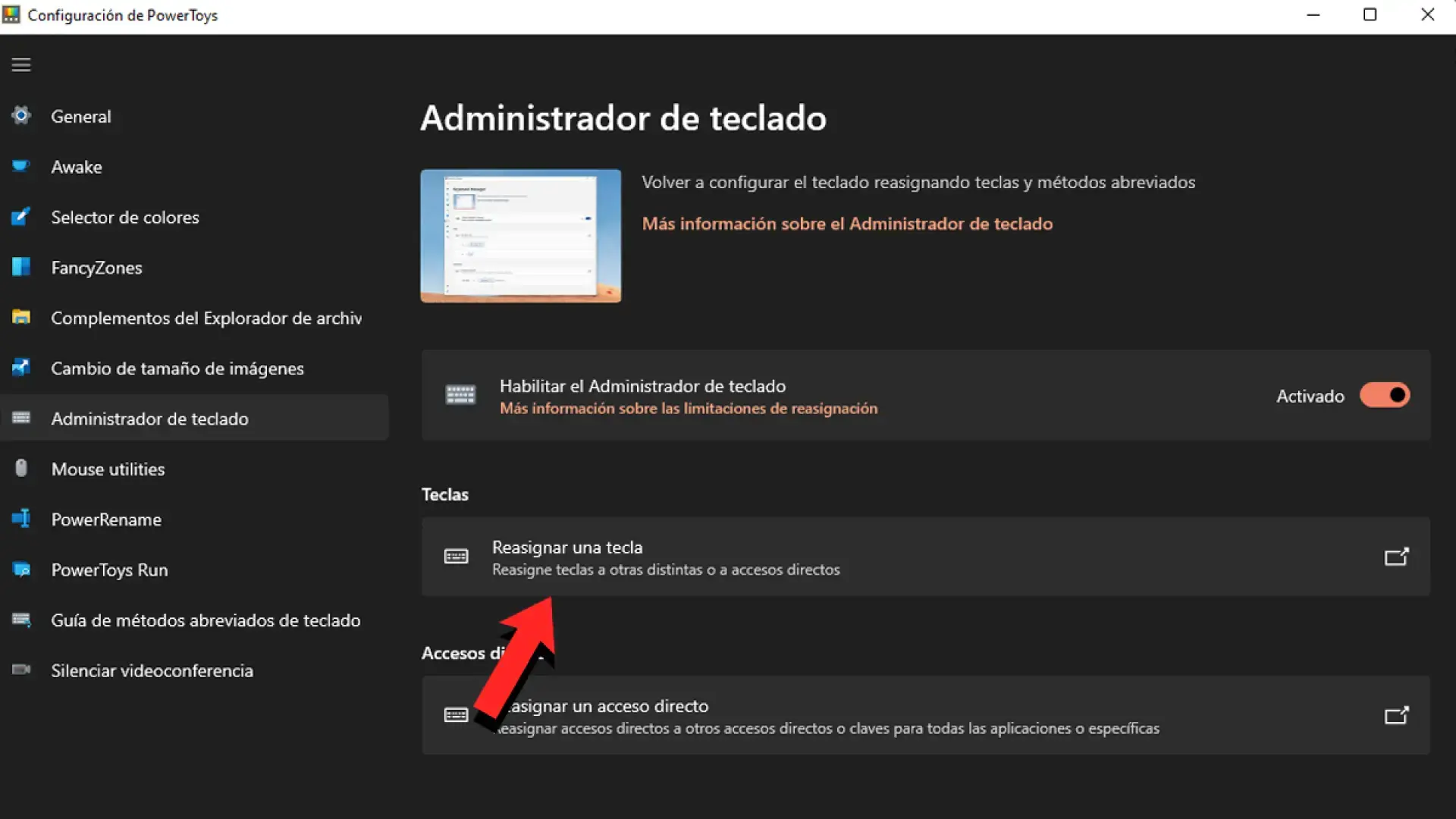 Remapear teclas y atajos en Windows Cómo remapear teclas y atajos en Windows sin apps raras