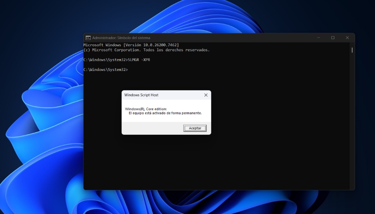 Comprobar si Windows está activado