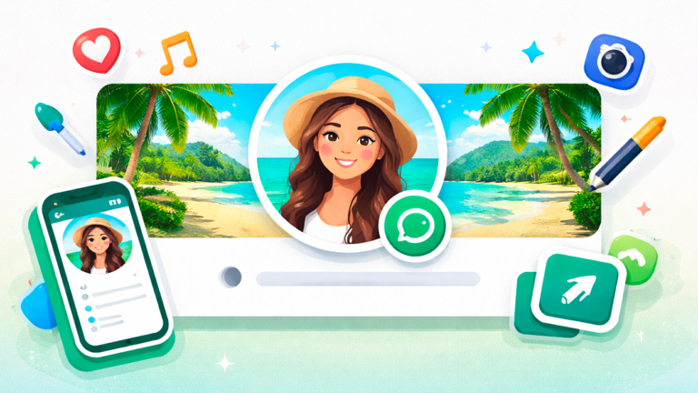 Cover photos on WhatsApp