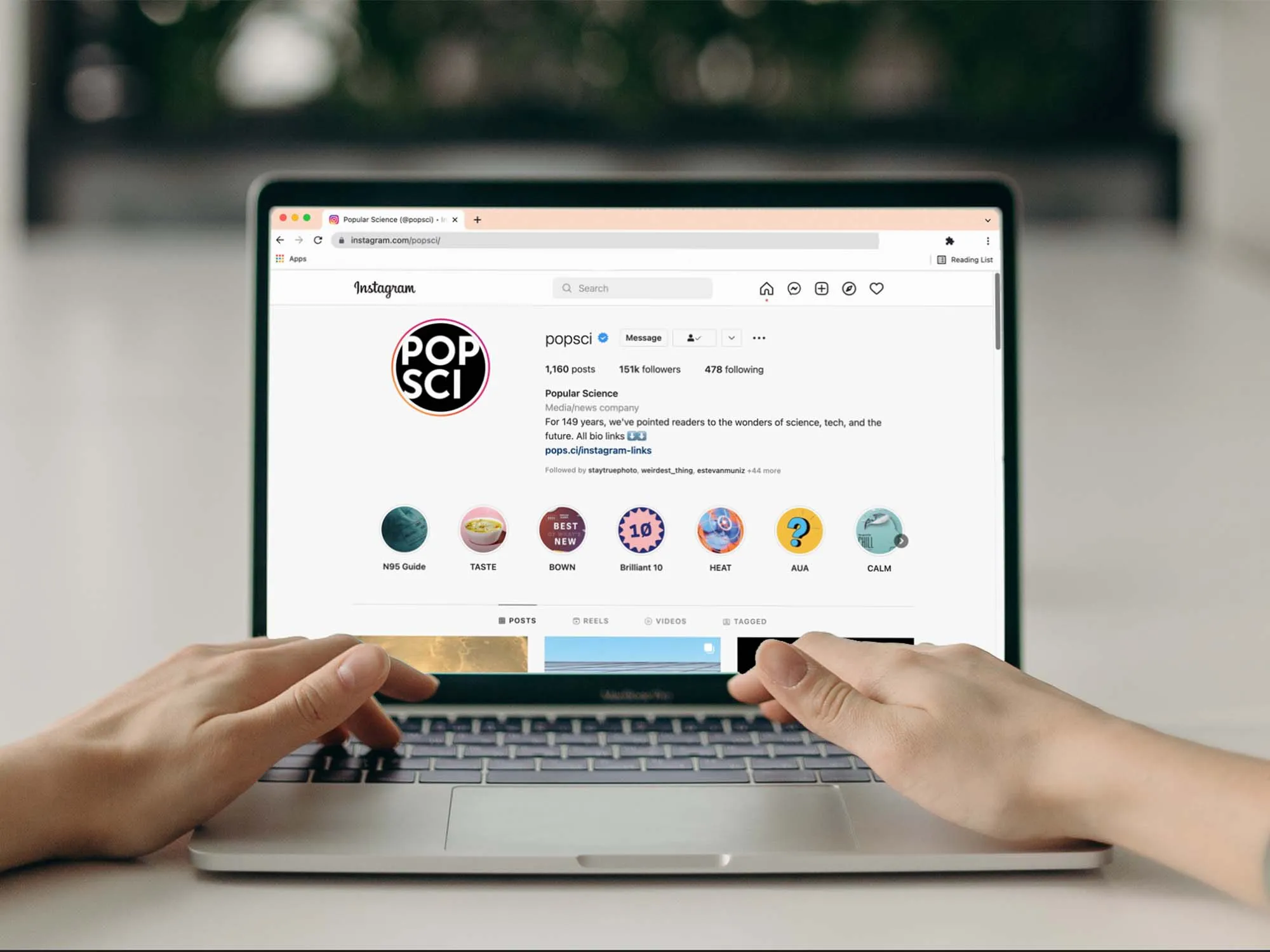 something wet wrong en Instagram web