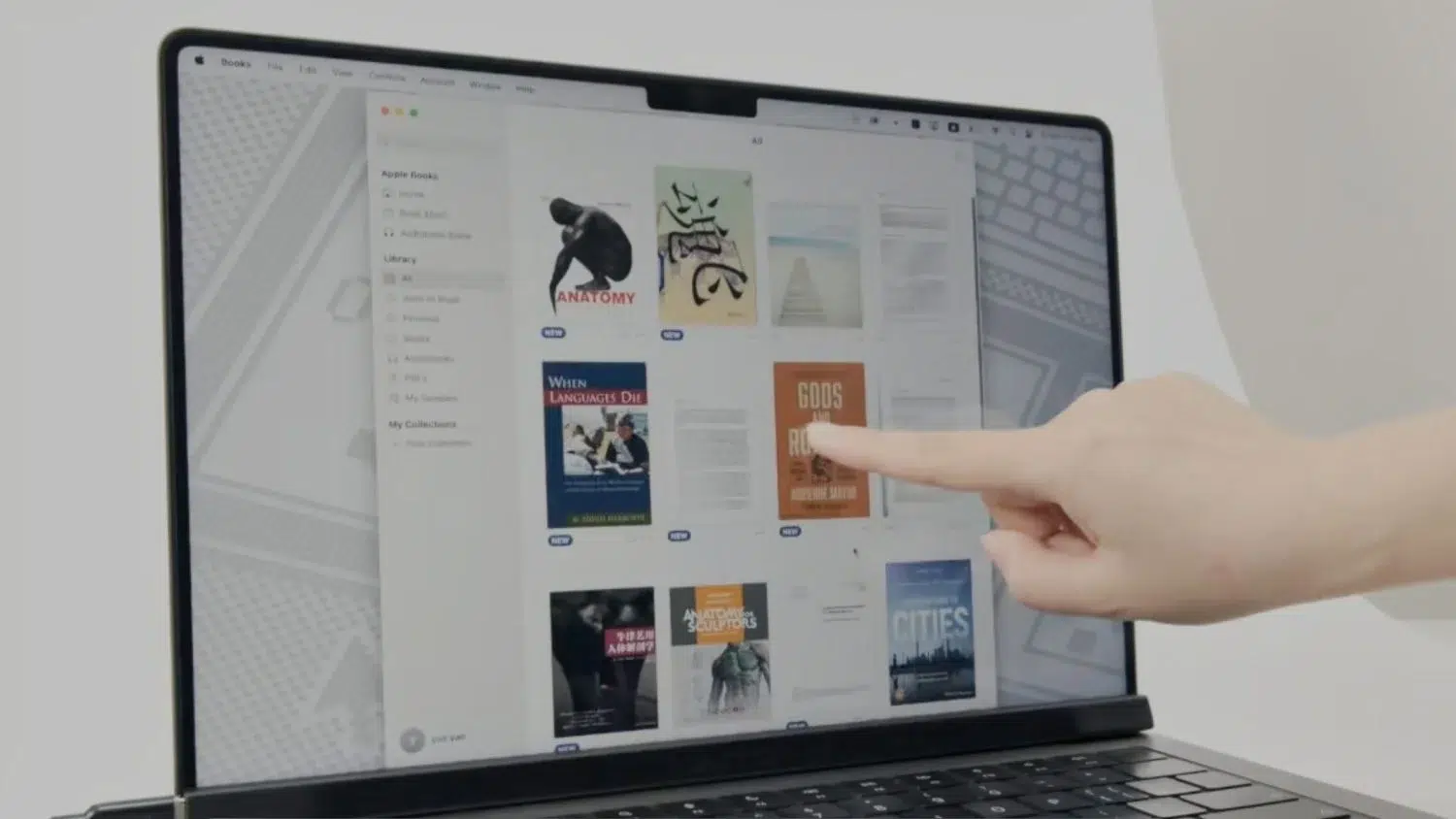 Magic Screen MacBook táctil gestos