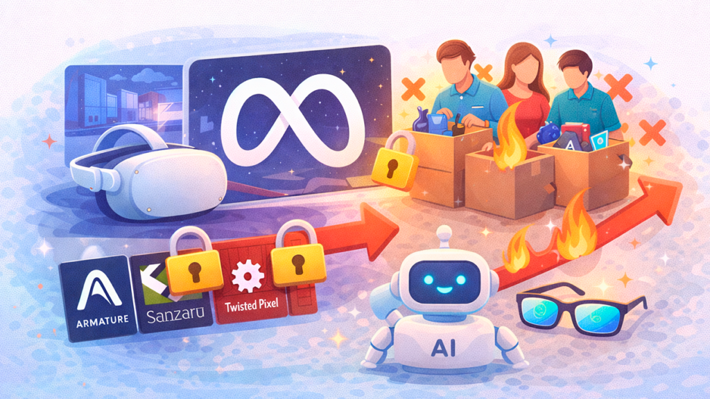 Meta cierra estudios VR