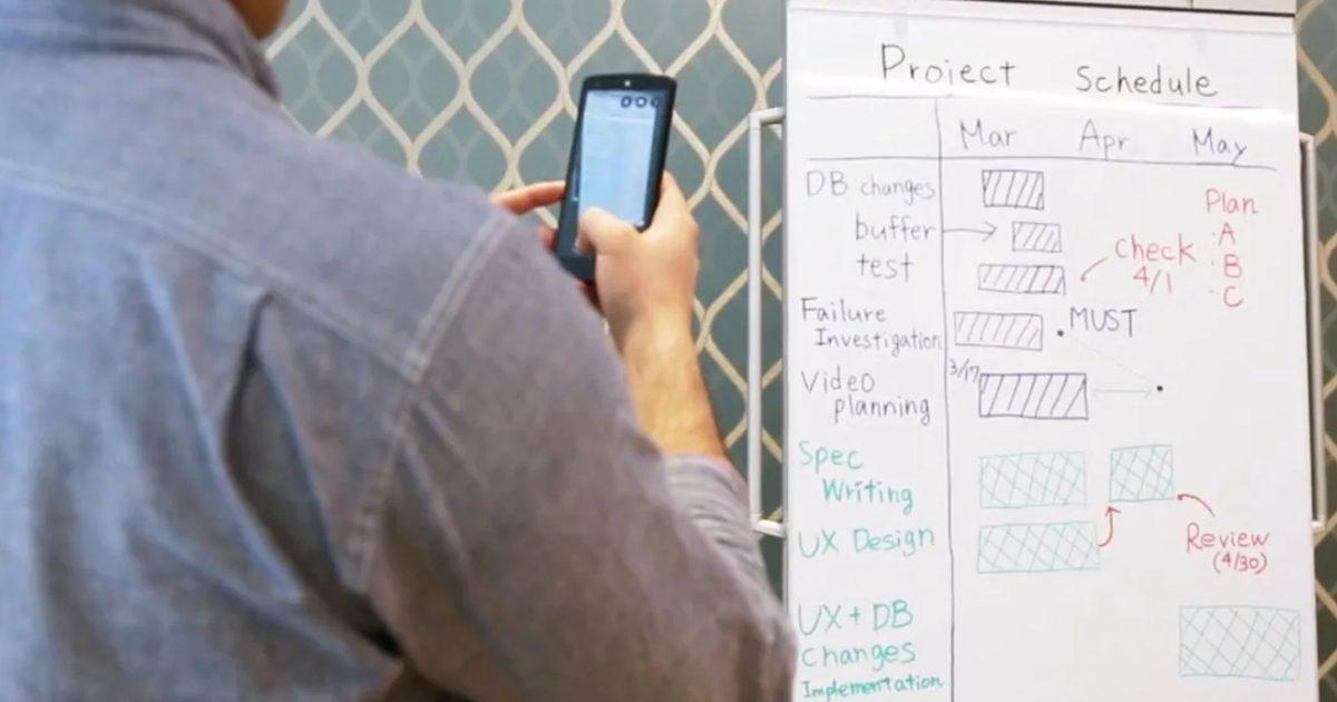 Microsoft Lens-applikation för att skanna dokument